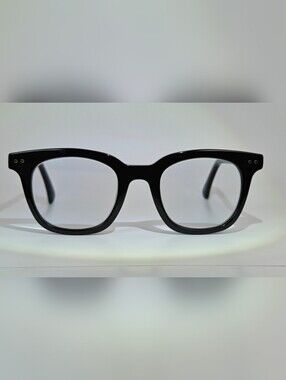 Romy Classic Black Men's Square Frame Glasses Wayfarer Vibes.